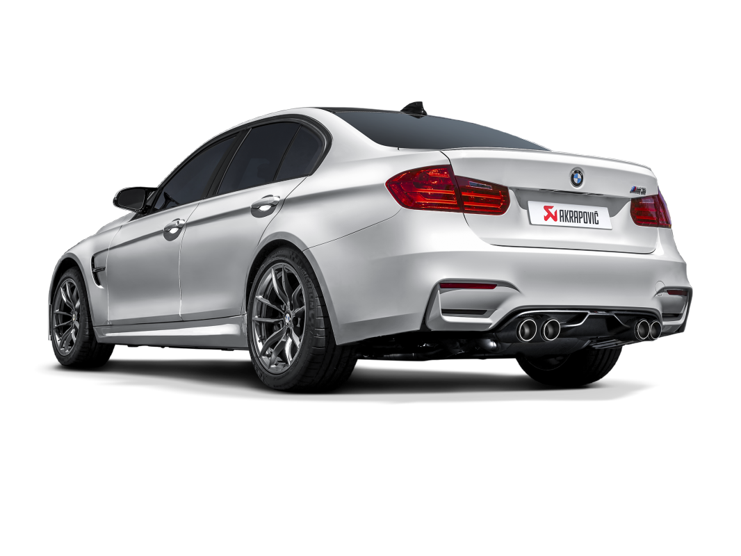 Akrapovic 14-17 BMW M3 (F80) Slip-On Line (Titanium) w/ Carbon Tips