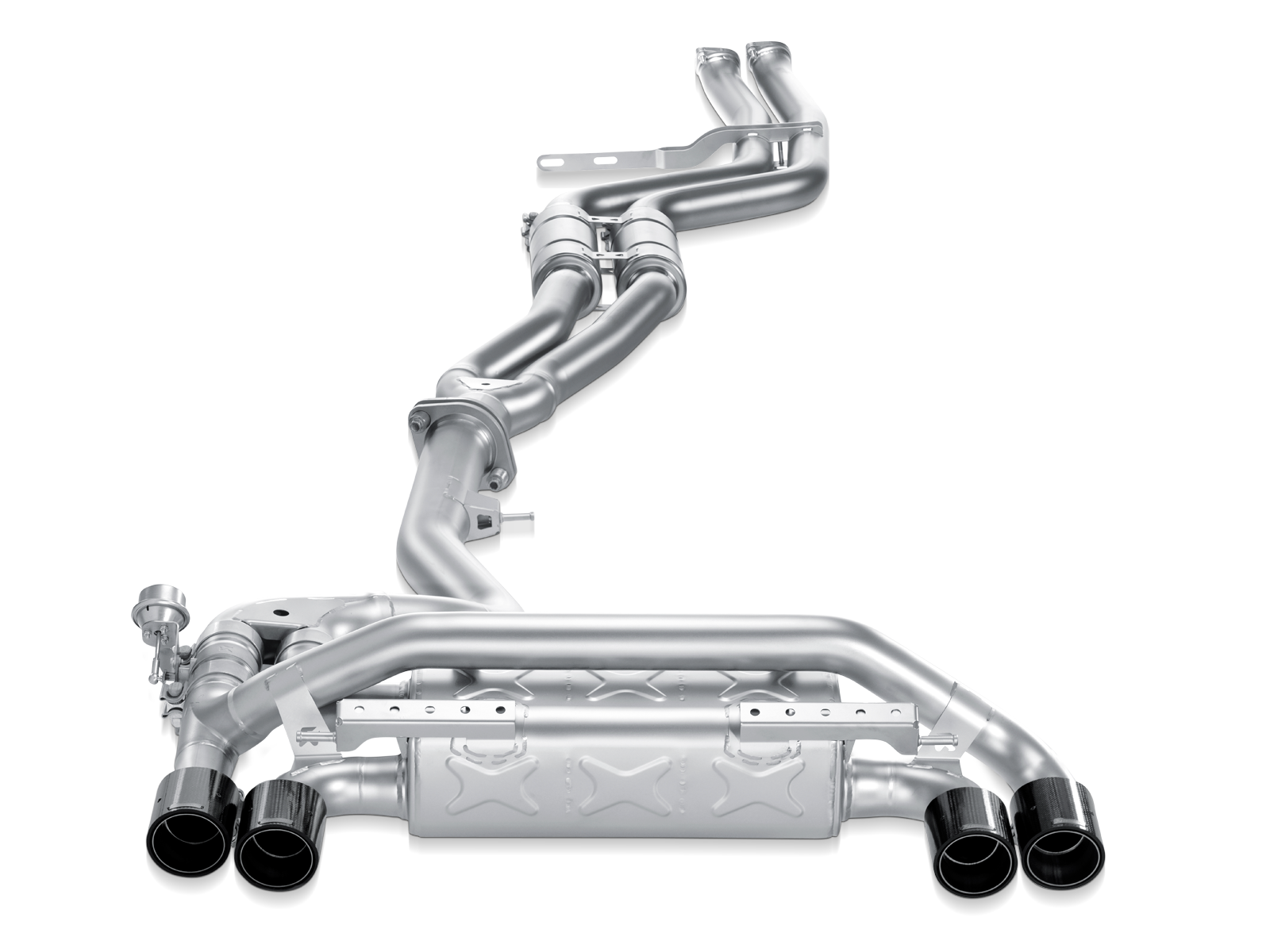 Akrapovic 11-12 BMW 1 Series M Coupe (E82) Evolution Line Cat Back (Titanium) w/ Carbon Tips