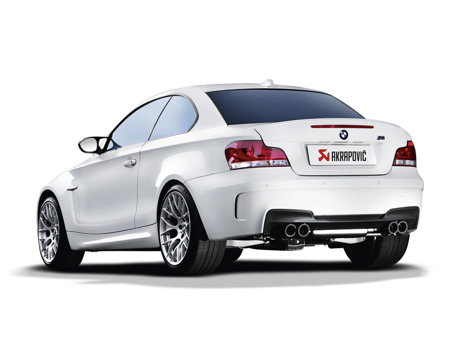 Akrapovic 11-12 BMW 1 Series M Coupe (E82) Slip-On Line (Titanium) w/ Carbon Tips