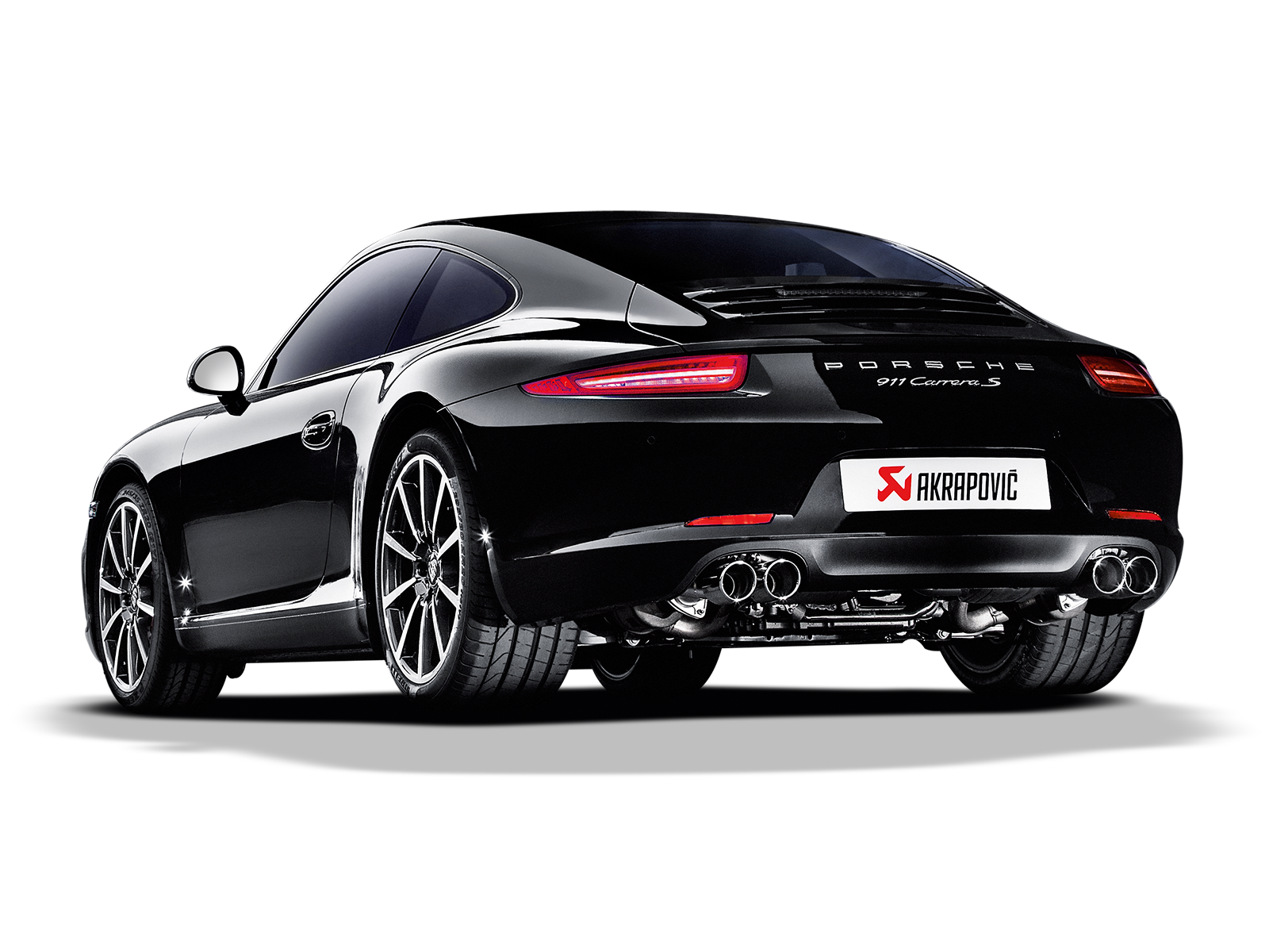 Akrapovic 12-15 Porsche 911 Carrera S/4/4S/GTS (991) Slip-On Line (Titanium) w/ Titanium Tips