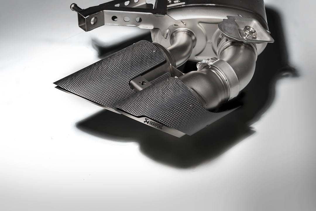 Akrapovic 2014 Porsche Macan Turbo (95B) Evolution Line Cat Back (Titanium) w/ Titanium Tips