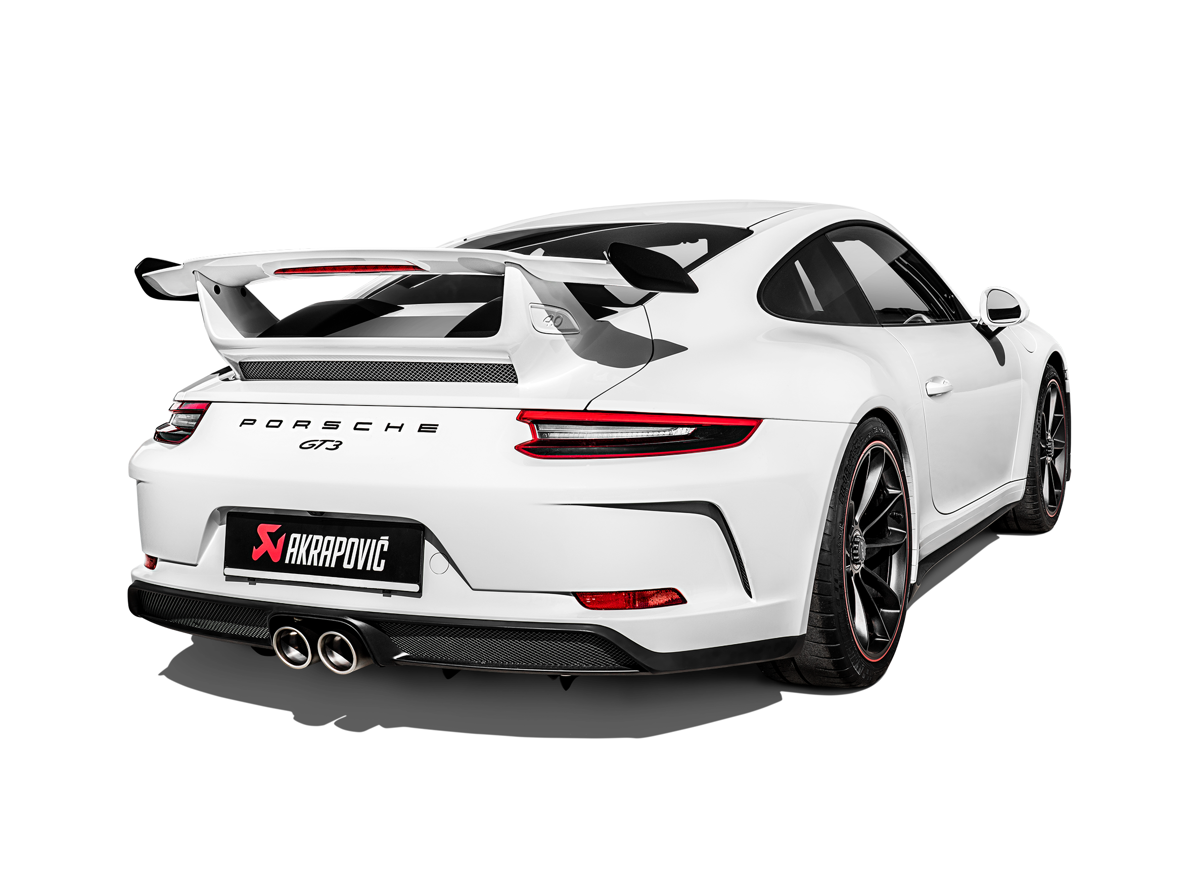 Akrapovic 2018 Porsche 911 GT3 (991.2) Slip-On Race Line (Titanium) w/Titanium Tail Pipe Set