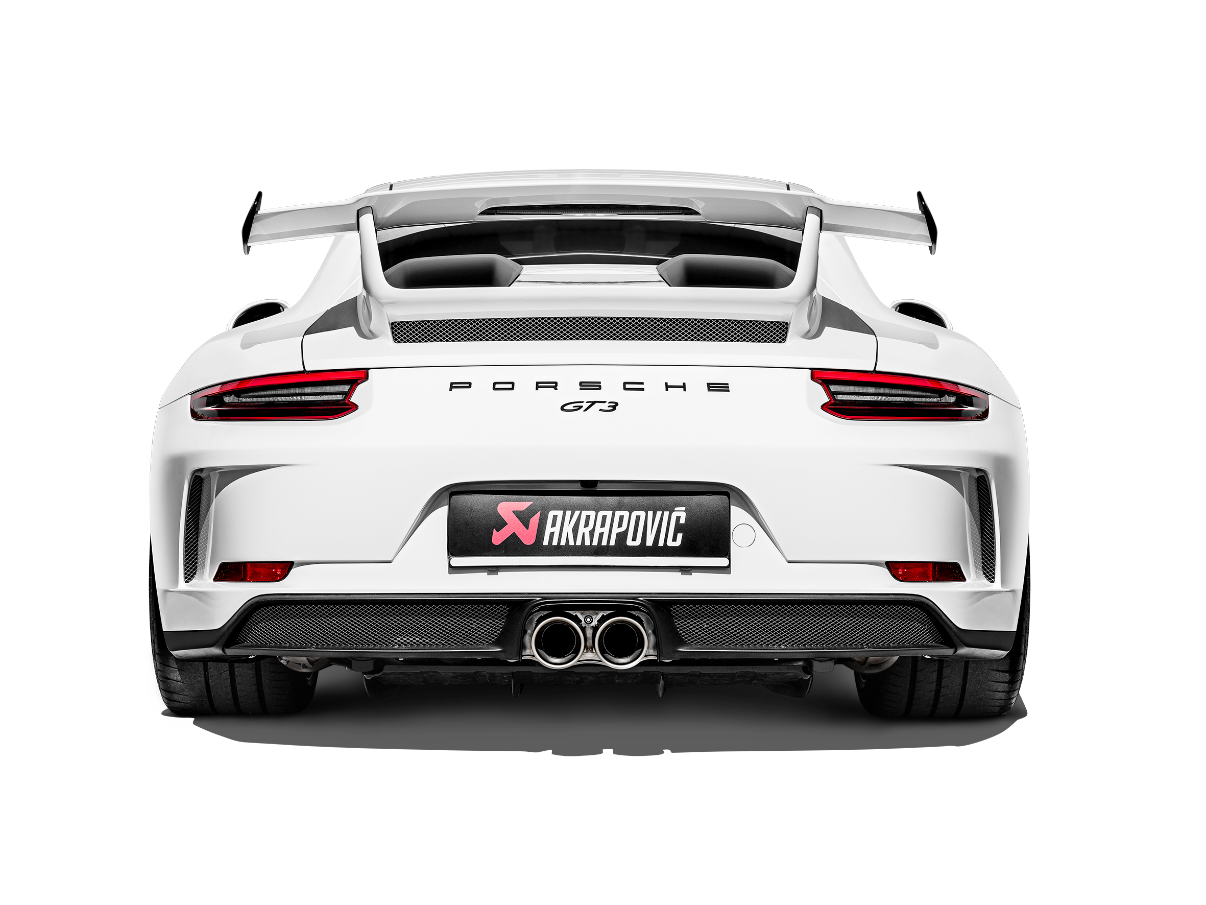 Akrapovic 2018 Porsche 911 GT3 (991.2) Slip-On Race Line (Titanium) w/Titanium Tail Pipe Set