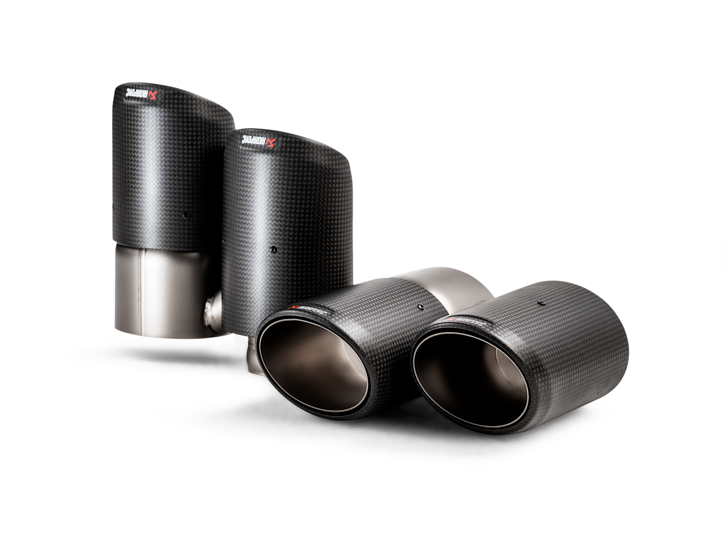 Akrapovic 2018+ Porsche Cayenne V6 (536) Tail Pipe Set (Carbon)