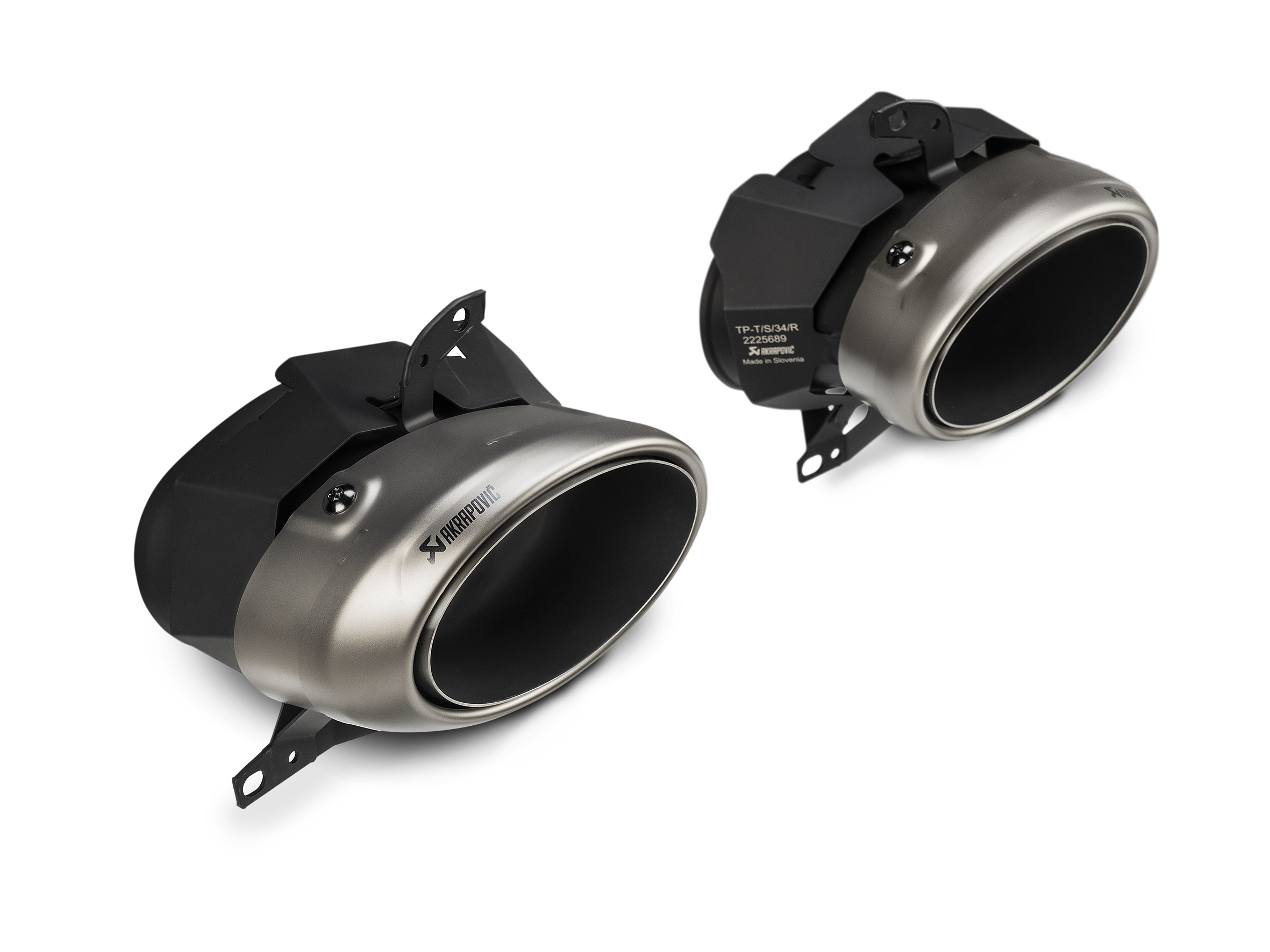 Akrapovic 20-21 Porsche 911 Turbo/Turbo S (992) Tail Pipe Set (Titanium)