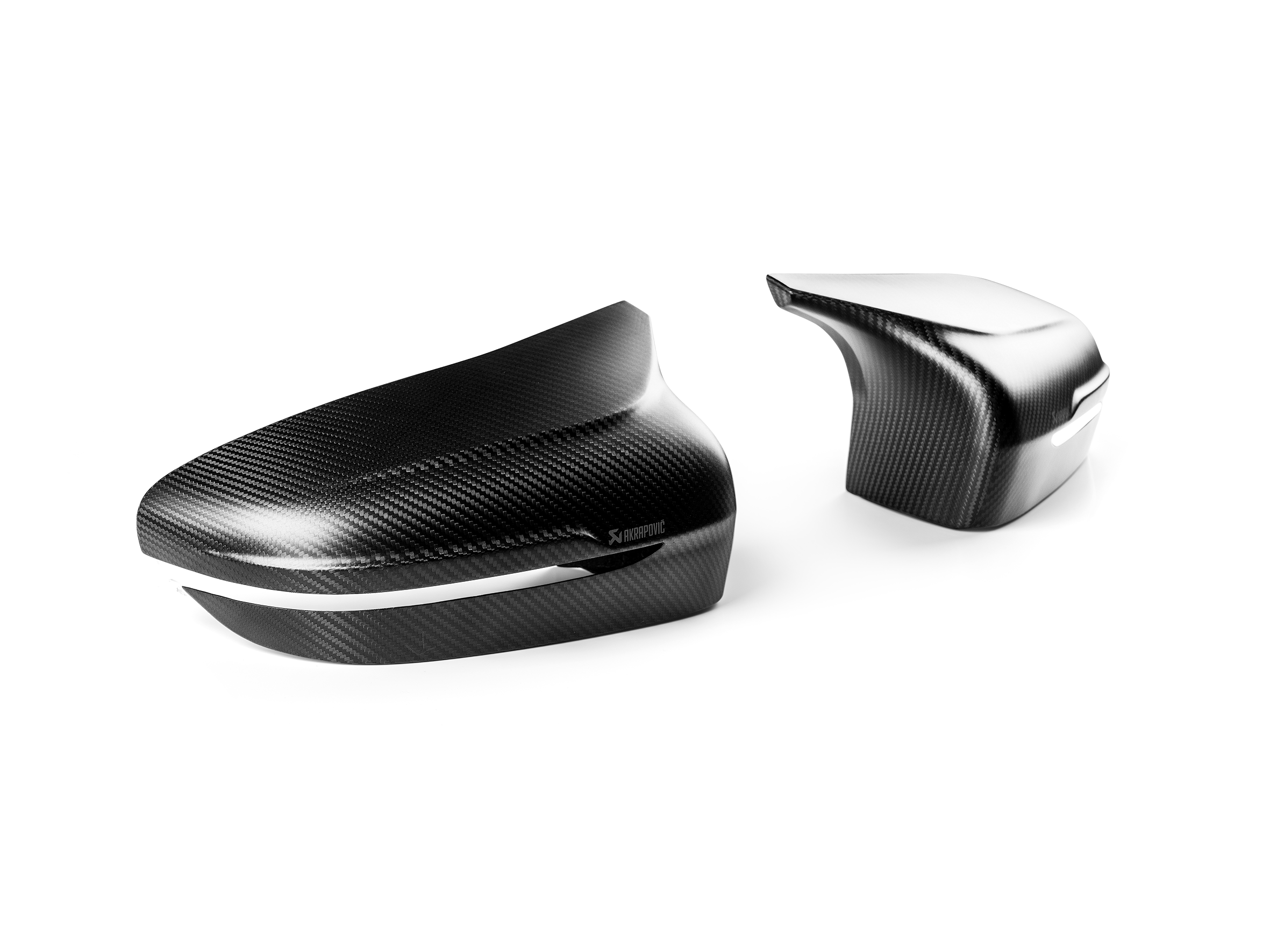 Akrapovic 2018+ BMW M5 (F90) / 2020 BMW M8 (F91/F92) Carbon Fiber Mirror Cap Set - Matte