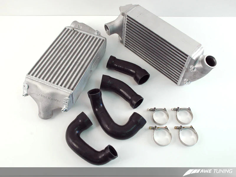 AWE Tuning 997TT/GT2 Performance Intercoolers - Black Hoses 4510-11046