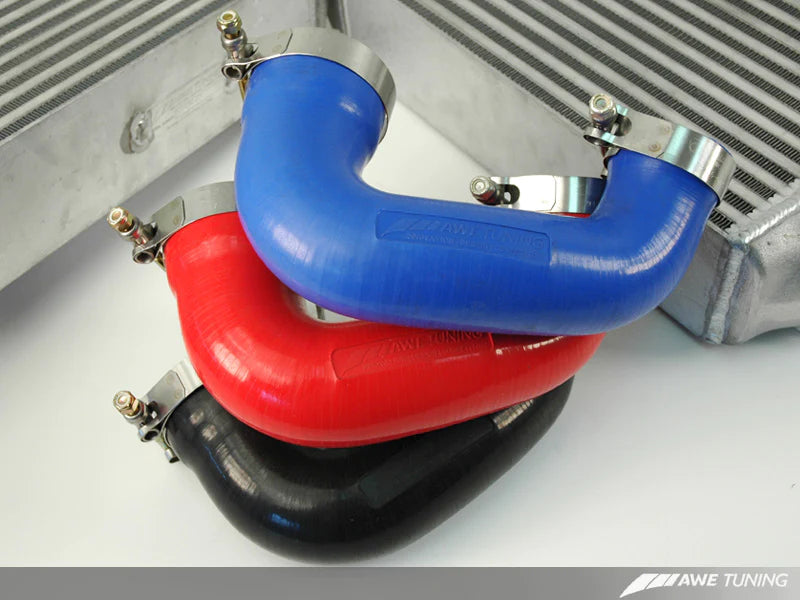 AWE Tuning 997TT/GT2 Performance Intercoolers - Black Hoses 4510-11046