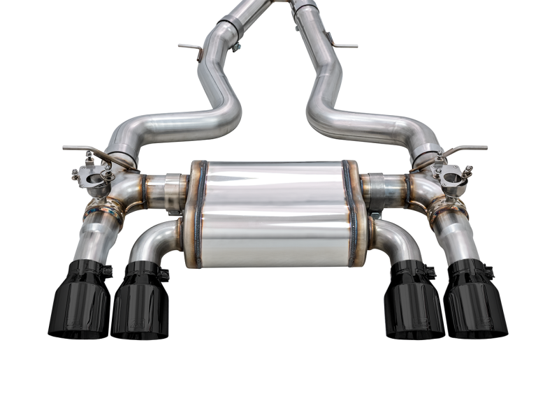 AWE Tuning BMW F8X M3/M4 SwitchPath Catback Exhaust - Diamond Black Tips 3025-43074