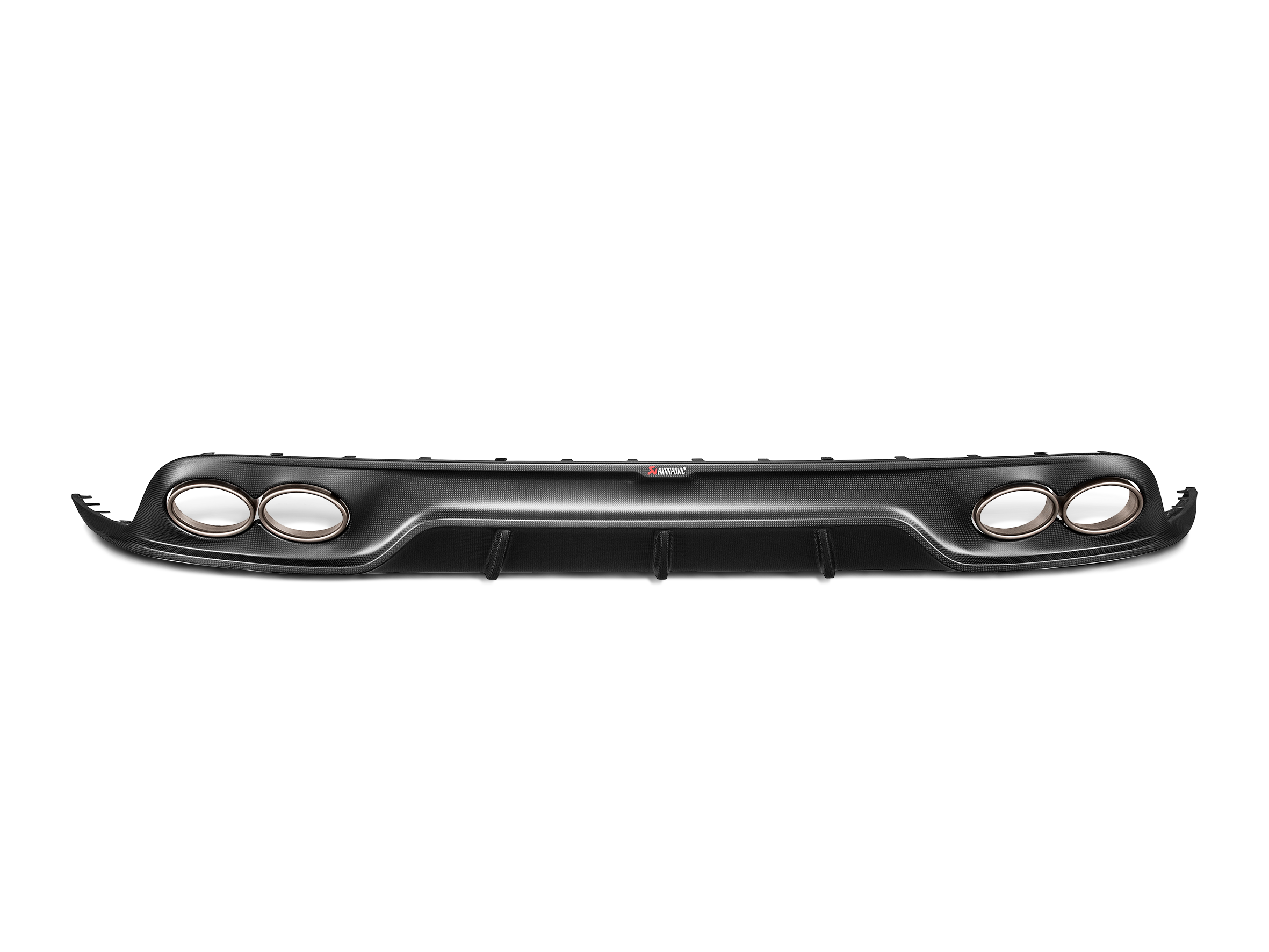 Akrapovic 16-17 Porsche 911 Turbo/Turbo S (991.2) Slip-On Line (Titanium) w/ Tips & Matte Diffuser