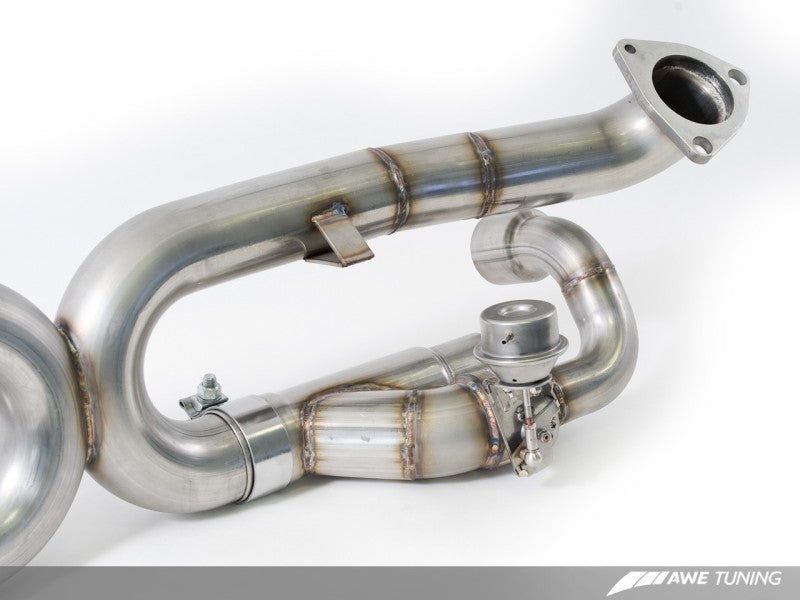 AWE Tuning Porsche 991 SwitchPath Exhaust for Non-PSE Cars Chrome Silver Tips 3025-42012