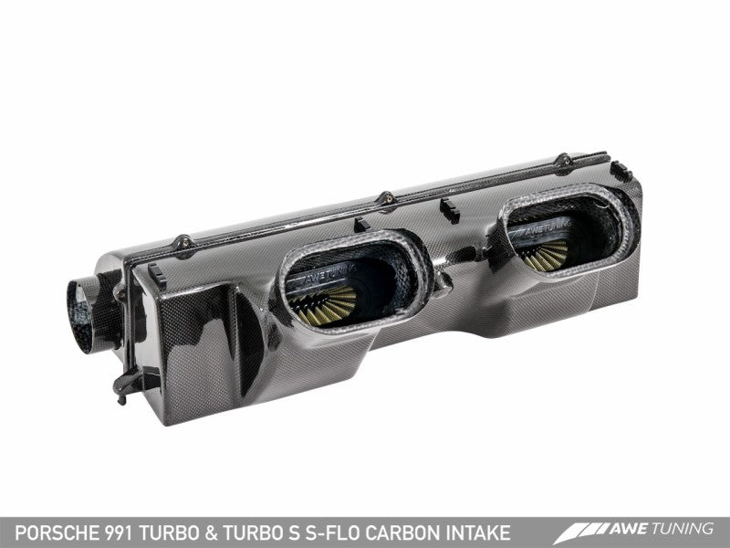 AWE Tuning Porsche 991 (991.2) Turbo and Turbo S S-FLO Carbon Intake 2660-13040