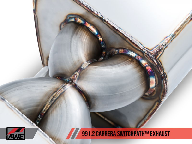 AWE Tuning Porsche 911 (991.2) Carrera / S SwitchPath Exhaust for PSE Cars - Chrome Silver Tips 3025-32018