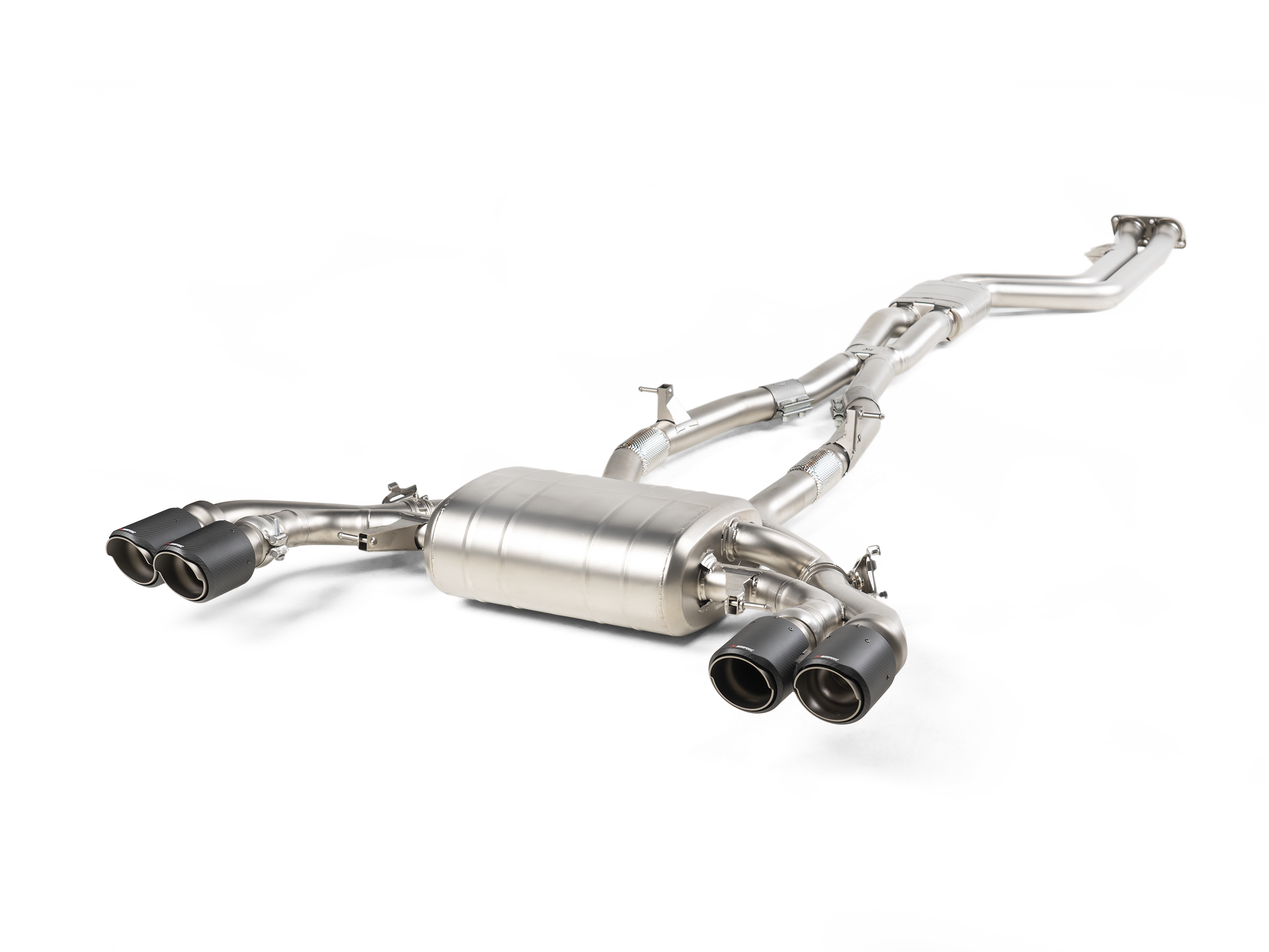 Akrapovic 19-20 BMW X4 M (F98) Slip-On Line (Titanium) w/Carbon Tips