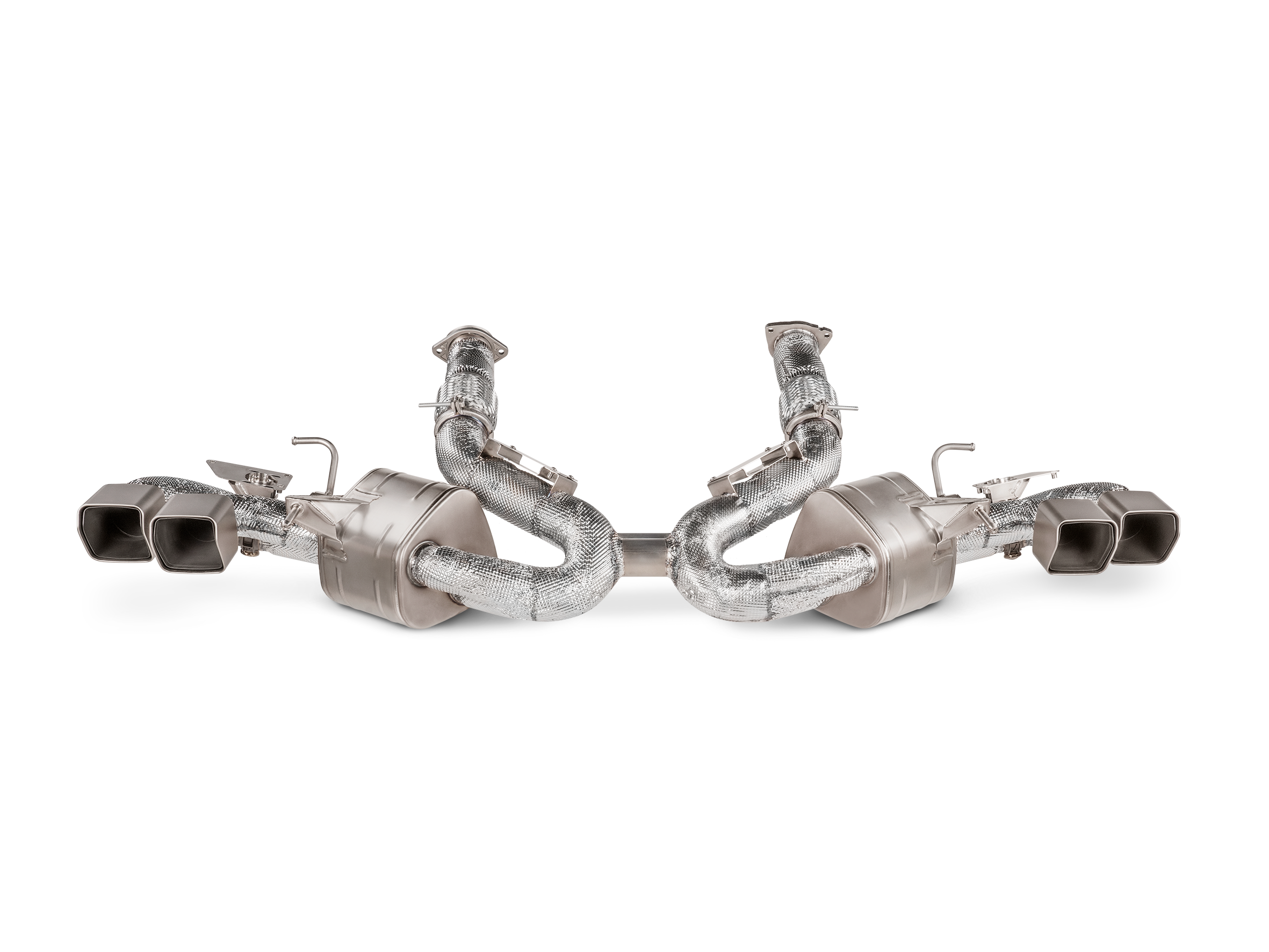 Akrapovic 2020+ Chevrolet Corvette C8 Slip-On Line (Titanium)
