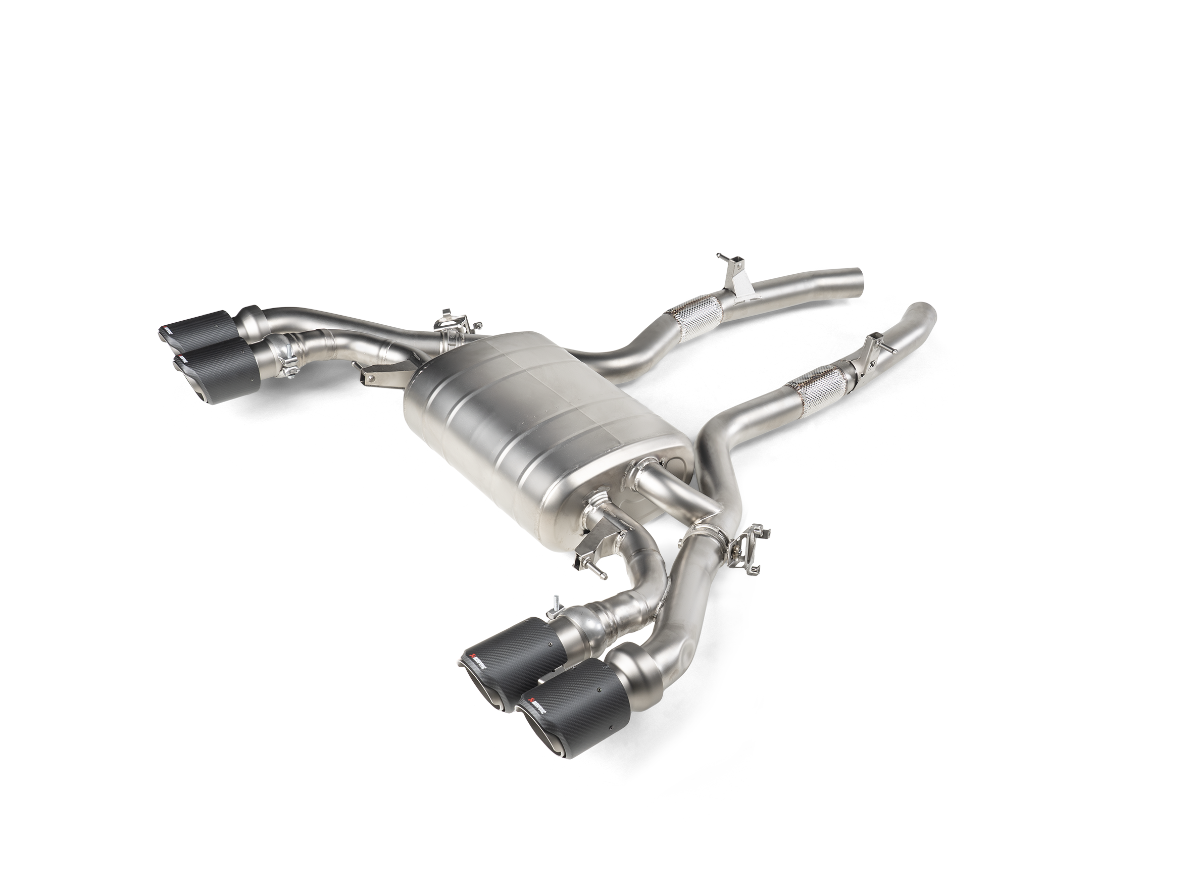 Akrapovic 19-20 BMW X3 M (F97) Slip-On Line (Titanium) w/Carbon Tips
