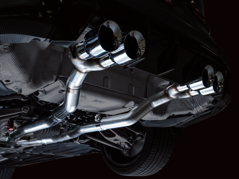 AWE Track Edition Catback Exhaust for BMW G8X M3/M4 - Chrome Silver Tips 3020-43482