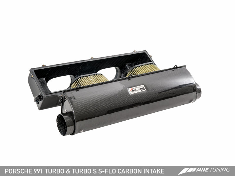 AWE Tuning Porsche 991 (991.2) Turbo and Turbo S S-FLO Carbon Intake 2660-13040
