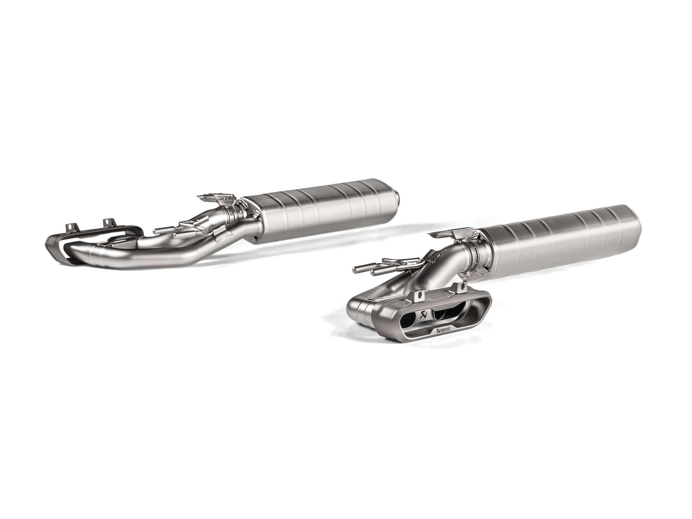 Akrapovic 2021 Merceds-AMG G500/G550 (W463A) - OPF/GPF Slip-On Line (Titanium) w/Titanium Tips