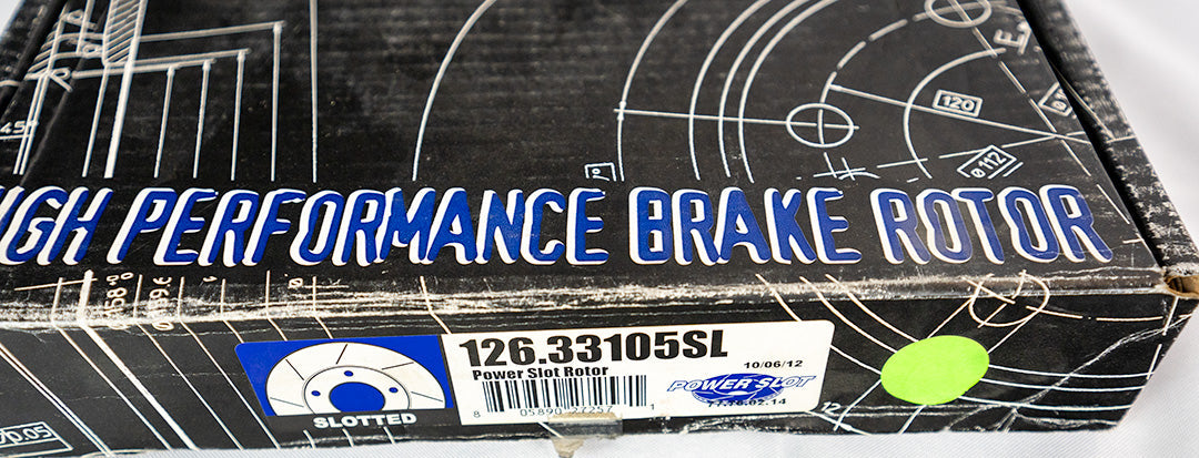 Power Slot VW/Audi Left Rear 260mm Rotor (New)