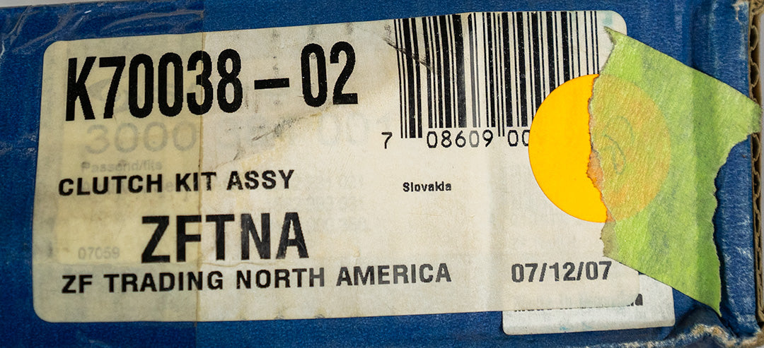 Sachs Volkswagen VR6 Clutch Kit (New)