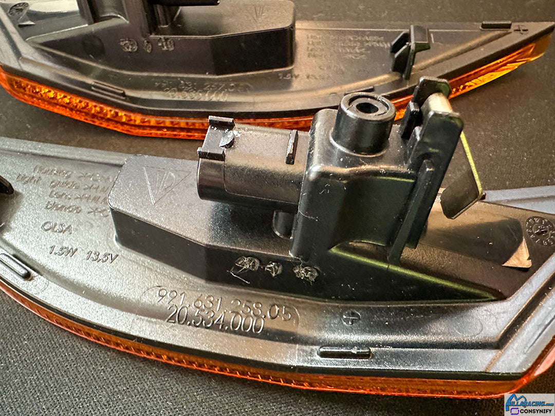 Porsche 991 Side Marker Lamp Pair: Amber (Pre-Owned)