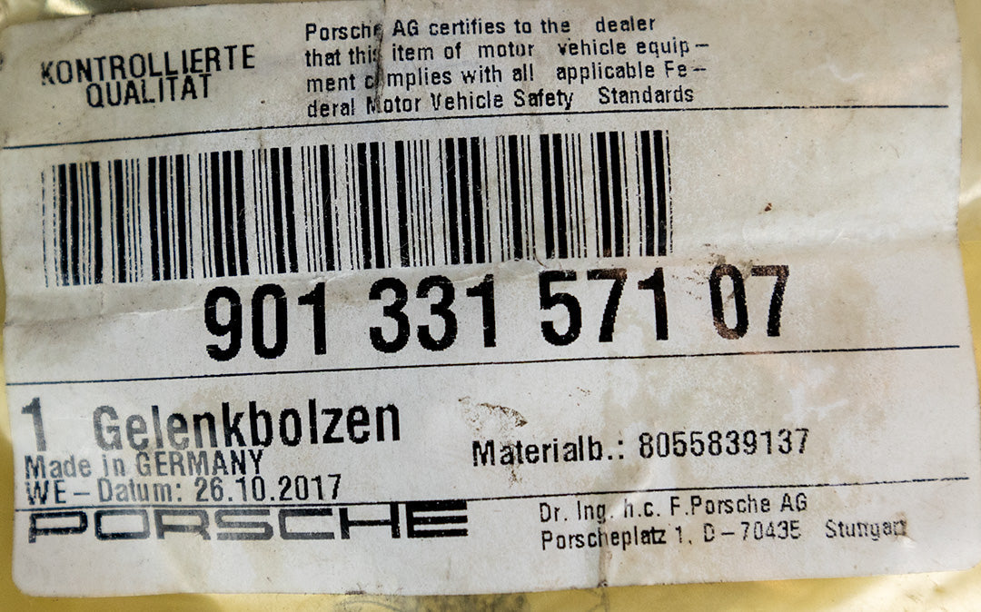 Porsche Hinge Pin 911/912 (New)