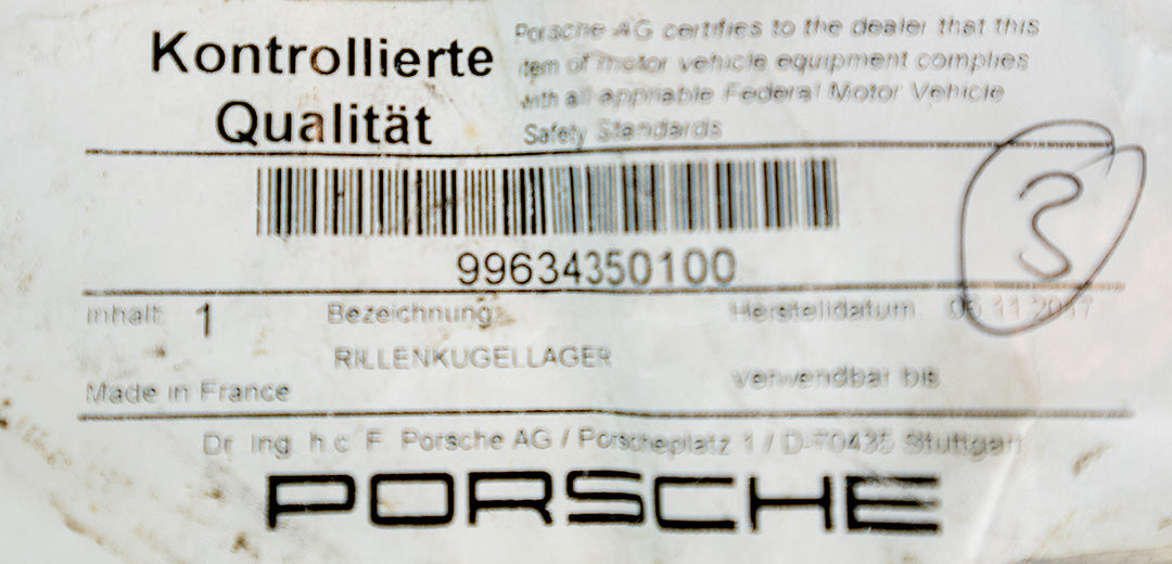 Porsche 911 996 Shock Bearing Plate (NEW)