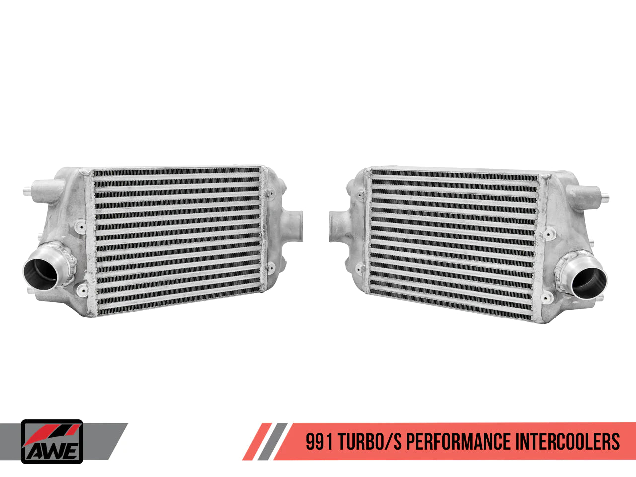 AWE Tuning Porsche 991 (991.1 & 991.2) Turbo/Turbo S Performance Intercooler Kit 4510-11050