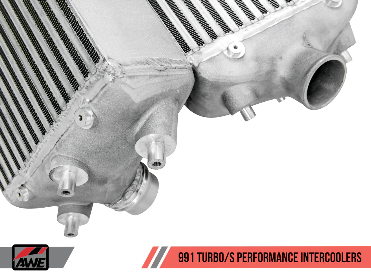 AWE Tuning Porsche 991 (991.1 & 991.2) Turbo/Turbo S Performance Intercooler Kit 4510-11050