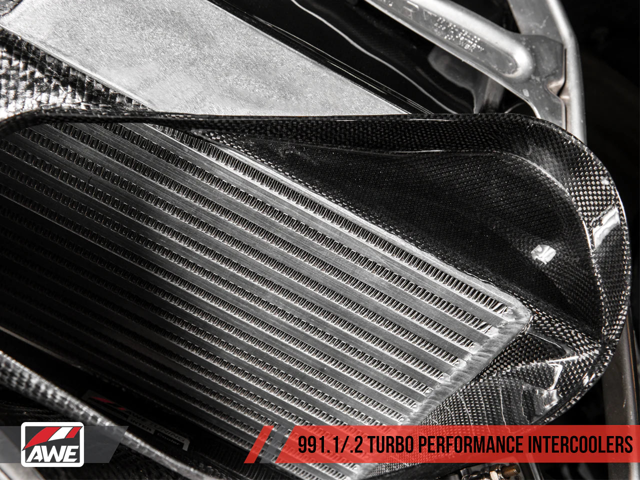 AWE Tuning Porsche 991 (991.1 & 991.2) Turbo/Turbo S Performance Intercooler Kit 4510-11050