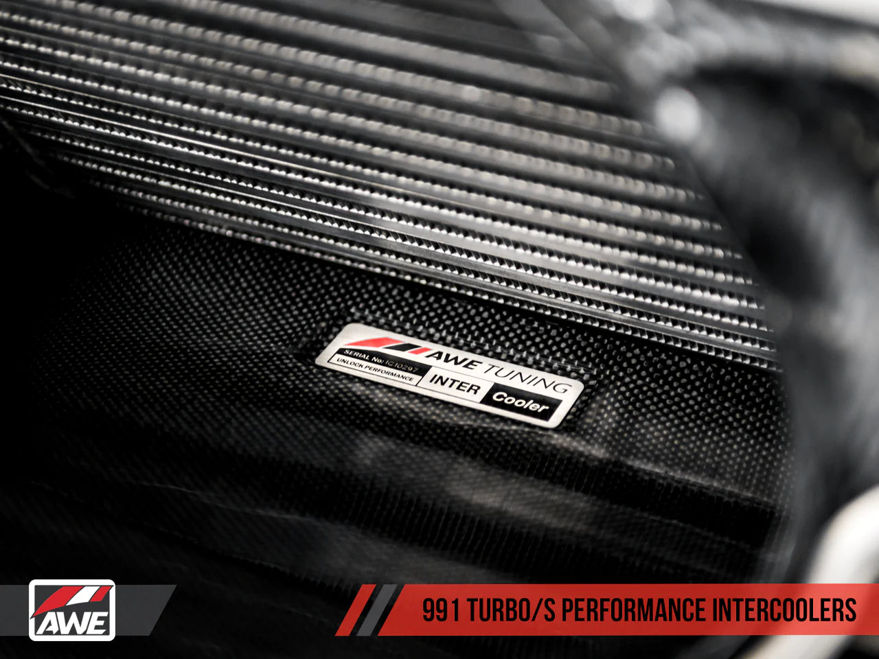 AWE Tuning Porsche 991 (991.1 & 991.2) Turbo/Turbo S Performance Intercooler Kit 4510-11050