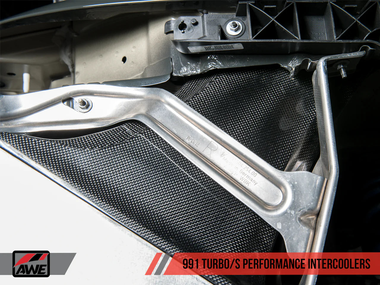 AWE Tuning Porsche 991 (991.1 & 991.2) Turbo/Turbo S Performance Intercooler Kit 4510-11050